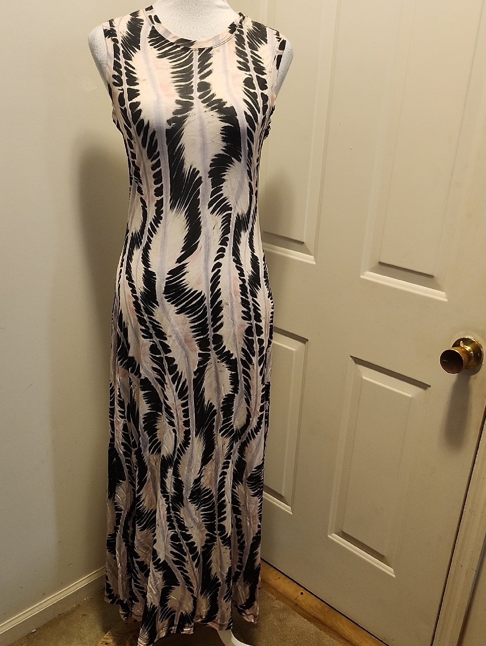Ulla Johnson Orla Midi Jersery Dress Sleeveless Festival